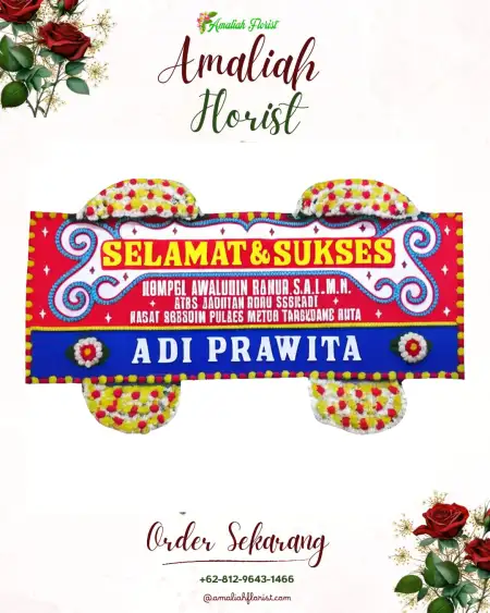 Papan Bunga Ucapan Selamat Tamanmartani